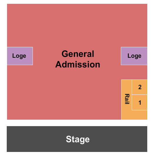 Seating chart for Gramercy Theatre